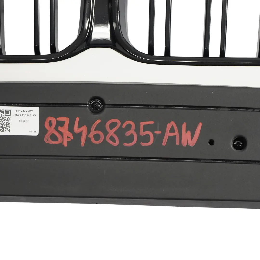 BMW F87 M2 Competition Zderzak Przedni Alpinweiss 3 Biały - 300 - SKU 8746835-AW - Numer Części 8746835