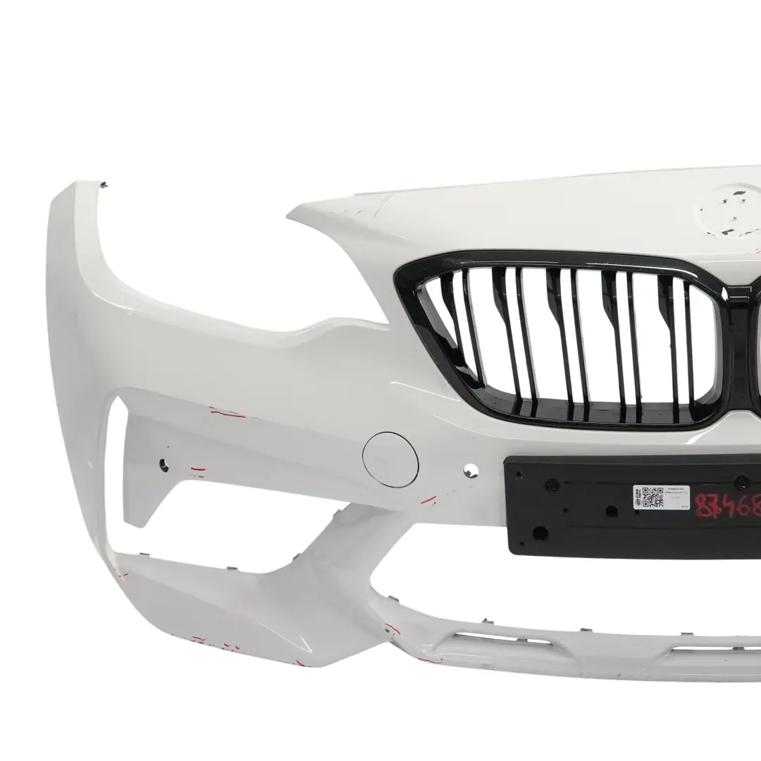 BMW F87 M2 Competition Zderzak Przedni Alpinweiss 3 Biały - 300 - SKU 8746835-AW - Numer Części 8746835