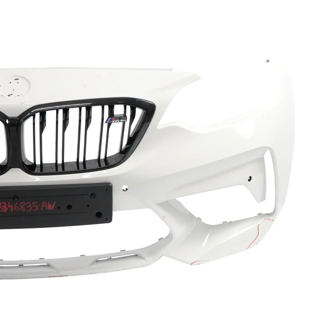 Bumper Front Trim Panel Alpinweiss 3 White - 300 to BMW F87 M2 Competition with Part number 8746835 BMW F87 M2 Competition Bumper Front Trim Panel Alpinweiss 3 White - 300 - SKU 8746835-AW - Part number 8746835
