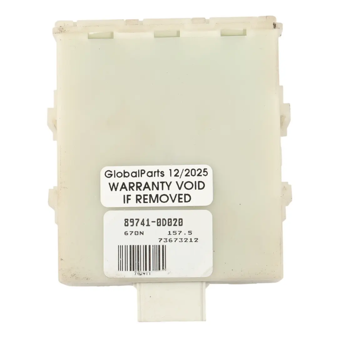 XP10 Central Door Locking Module Control Unit ECU to Toyota Yaris with Part number 897410D020 Toyota Yaris XP10 Central Door Locking Module Control Unit ECU - SKU 897410D020 - Part number 897410D020