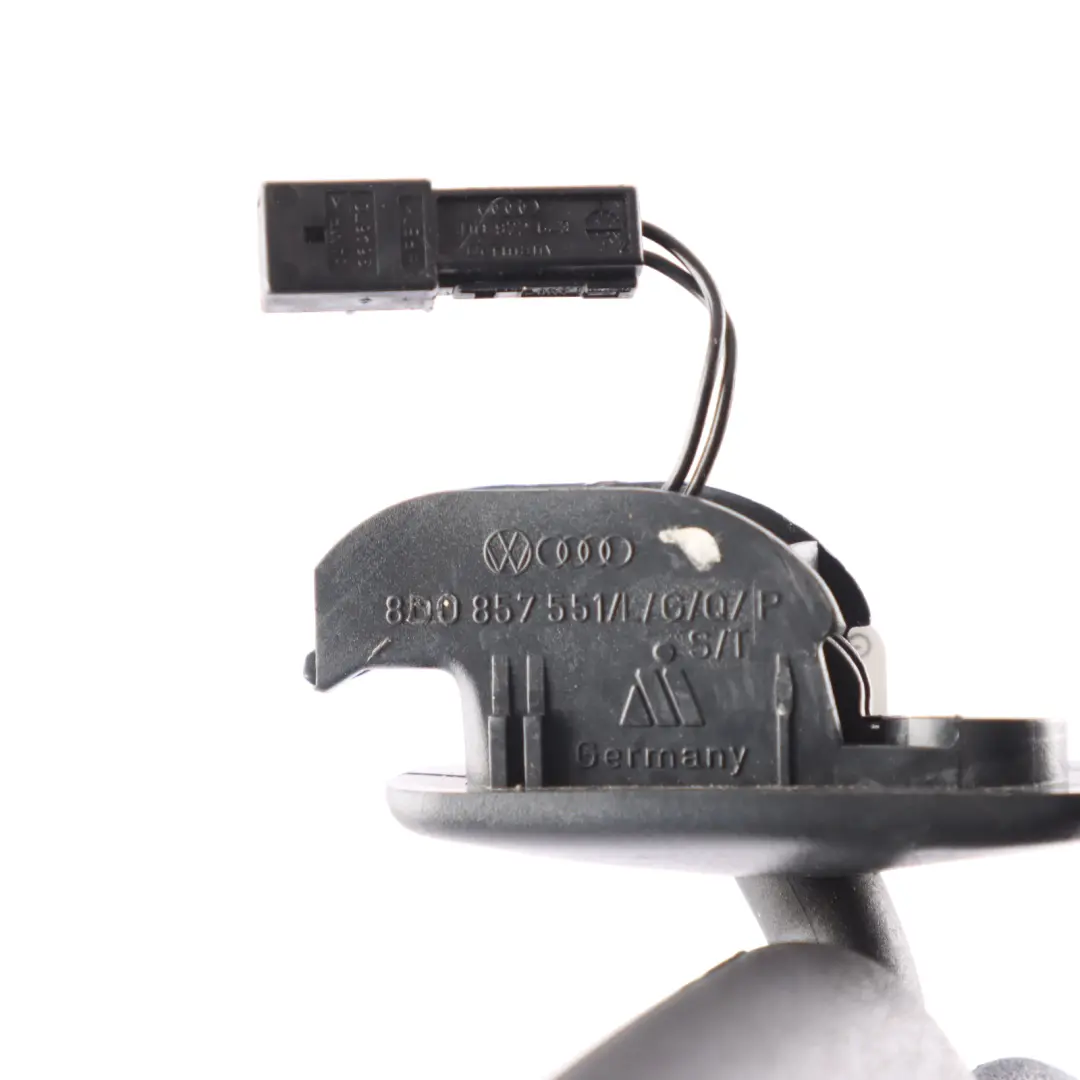 Audi A3 S3 8L Osłona Przeciwsłoneczna Czarna Lewa - SKU 8D0857551Q - Numer Części 8D0857551Q