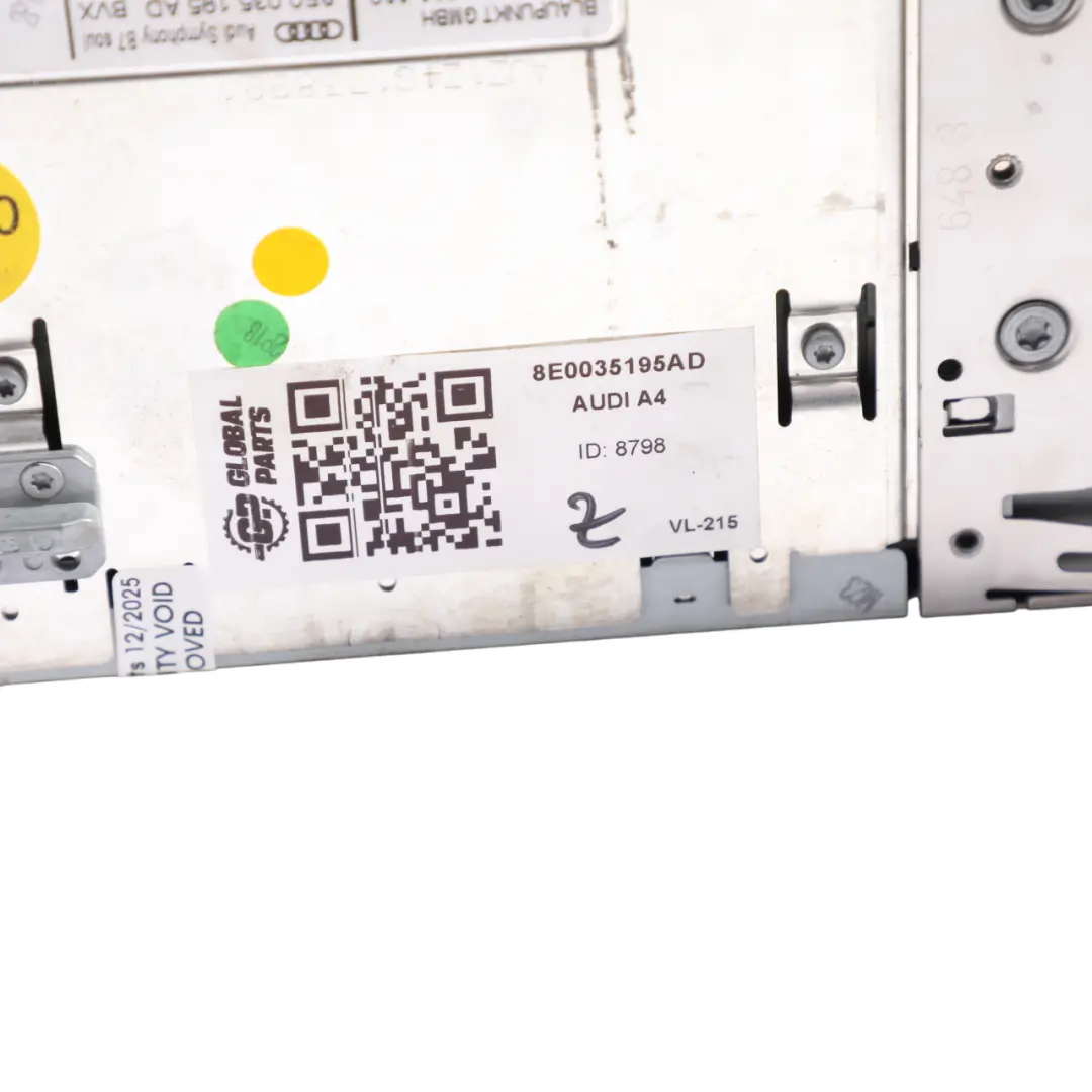 Multimedia Head Unit Radio CD Changer Symphony to Audi A4 B7 with Part number 8E0035195AD Audi A4 B7 Multimedia Head Unit Radio CD Changer Symphony - SKU 8E0035195AD - Part number 8E0035195AD