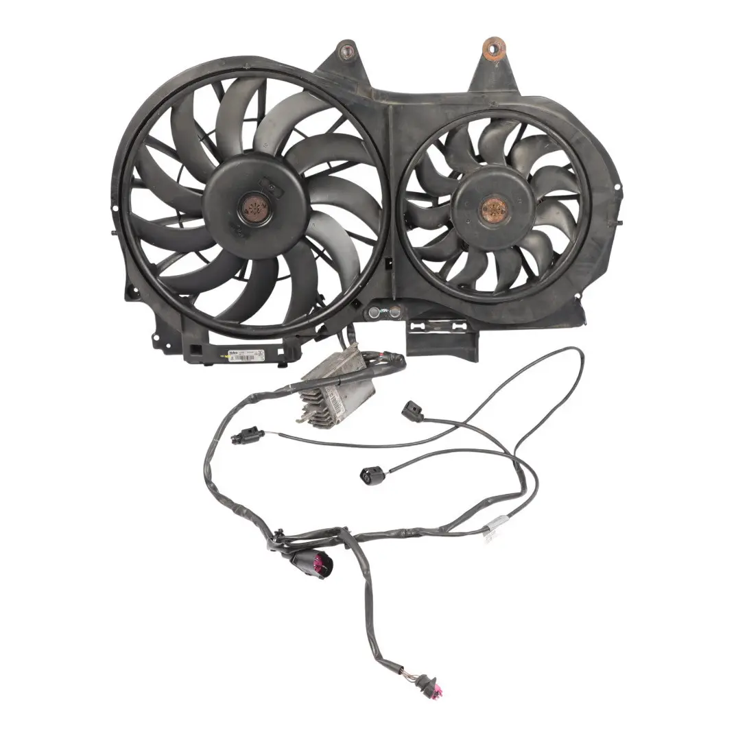 Audi A4 B7 Seat Exeo Radiator Engine Coolant Fan Shroud Housing - SKU 8E0121207F - Part number 8E0121207F