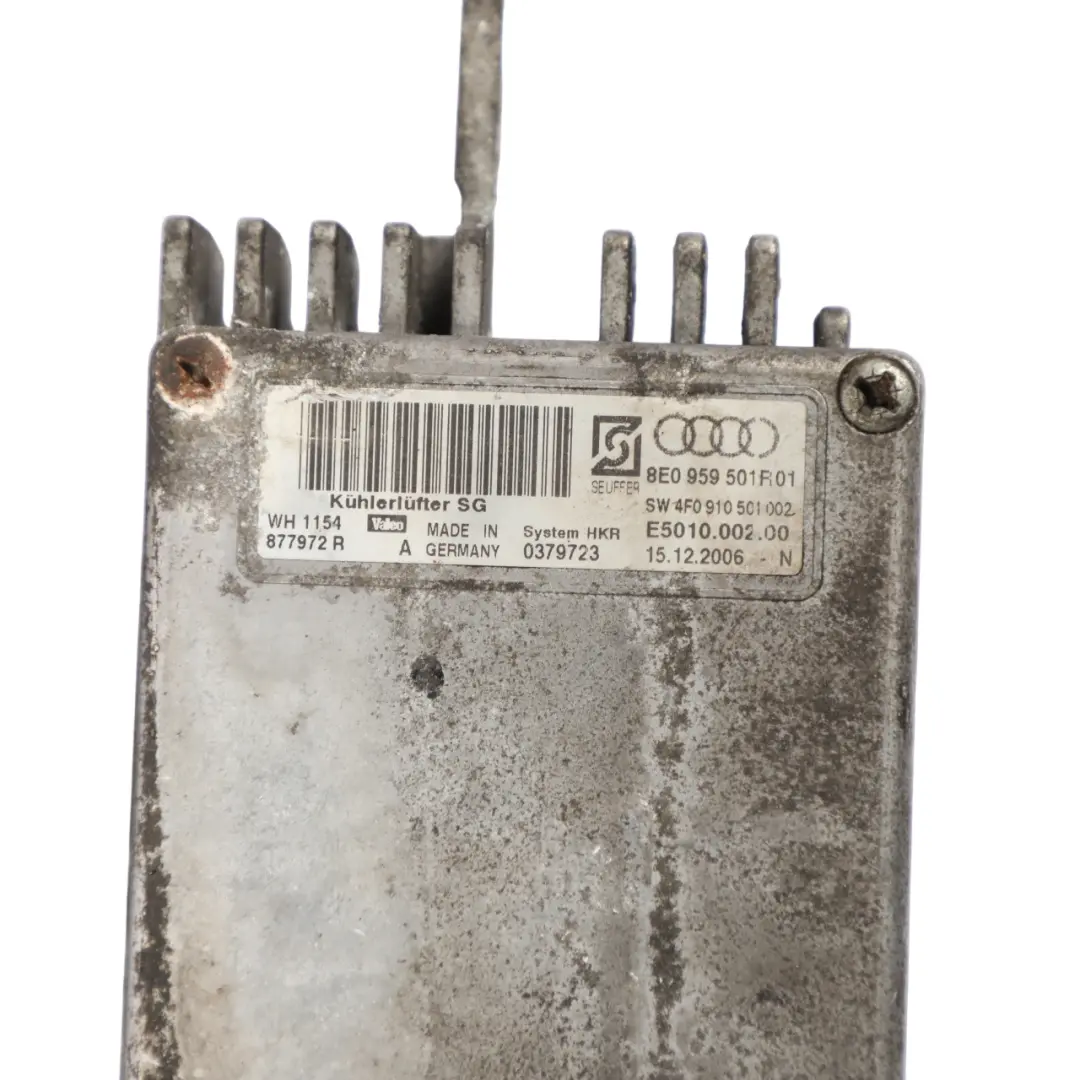 Audi A4 B7 Seat Exeo Radiator Engine Coolant Fan Shroud Housing - SKU 8E0121207F - Part number 8E0121207F