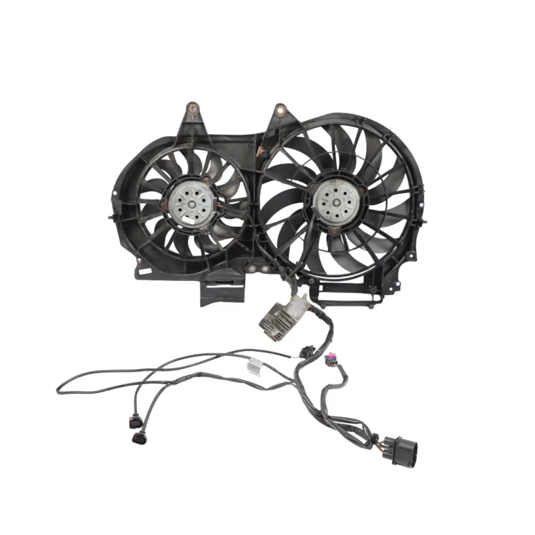 Audi A4 B7 Seat Exeo Radiator Engine Coolant Fan Shroud Housing - SKU 8E0121207F - Part number 8E0121207F