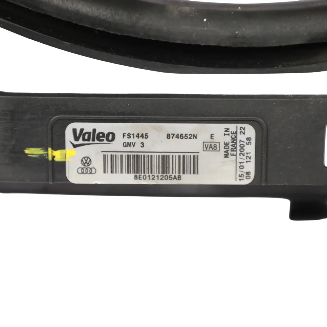 Audi A4 B7 Seat Exeo Radiator Engine Coolant Fan Shroud Housing - SKU 8E0121207F - Part number 8E0121207F