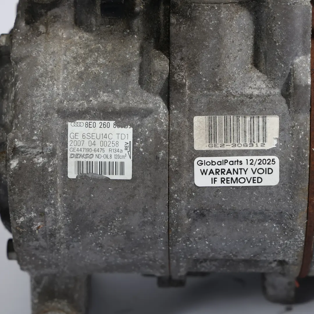 Condizionata Pompa A/C per Audi A4 B7 Compressore Aria con numero di parte 8E0260805BJ Audi A4 B7 Compressore Aria Condizionata Pompa A/C - SKU 8E0260805BJ - Numero di parte 8E0260805BJ