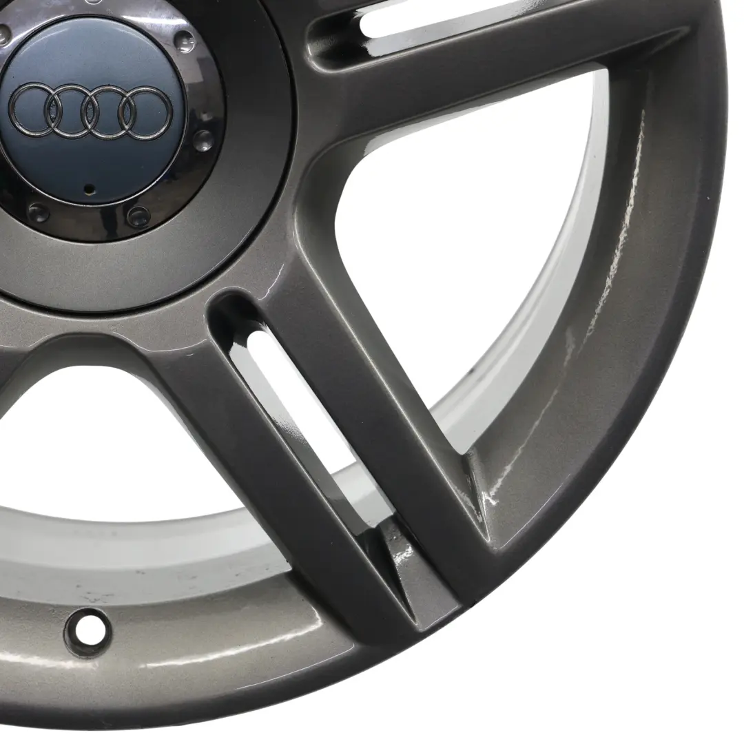 Audi A4 B7 Felga Aluminiowa Srebrna 17" ET:45 7,5J - SKU 8E0601025AS-1 - Numer Części 8E0601025AS