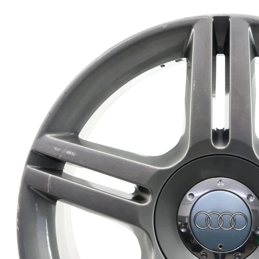 Audi A4 B7 Cerchio Lega Argento 17" ET:45 7,5J 5 Doppie Razze - SKU 8E0601025AS-2 - Numero di parte 8E0601025AS