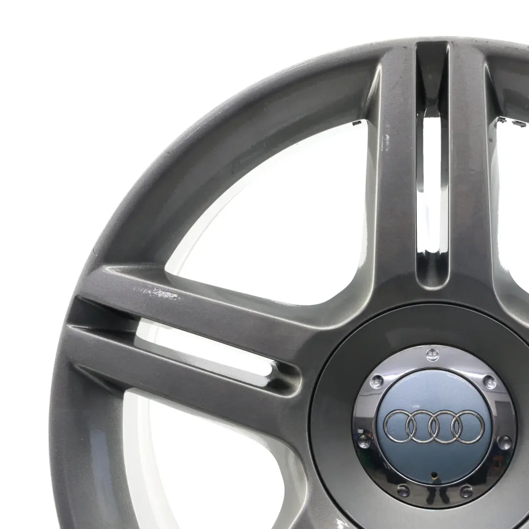 Rim Alloy Silver 17" ET:45 7,5J 5 Double Spoke to Audi A4 B7 Wheel with Part number 8E0601025AS Audi A4 B7 Wheel Rim Alloy Silver 17" ET:45 7,5J 5 Double Spoke - SKU 8E0601025AS-4 - Part number 8E0601025AS