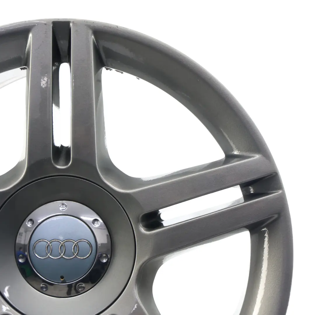 Audi A4 B7 Wheel Rim Alloy Silver 17" ET:45 7,5J 5 Double Spoke - SKU 8E0601025AS-4 - Part number 8E0601025AS