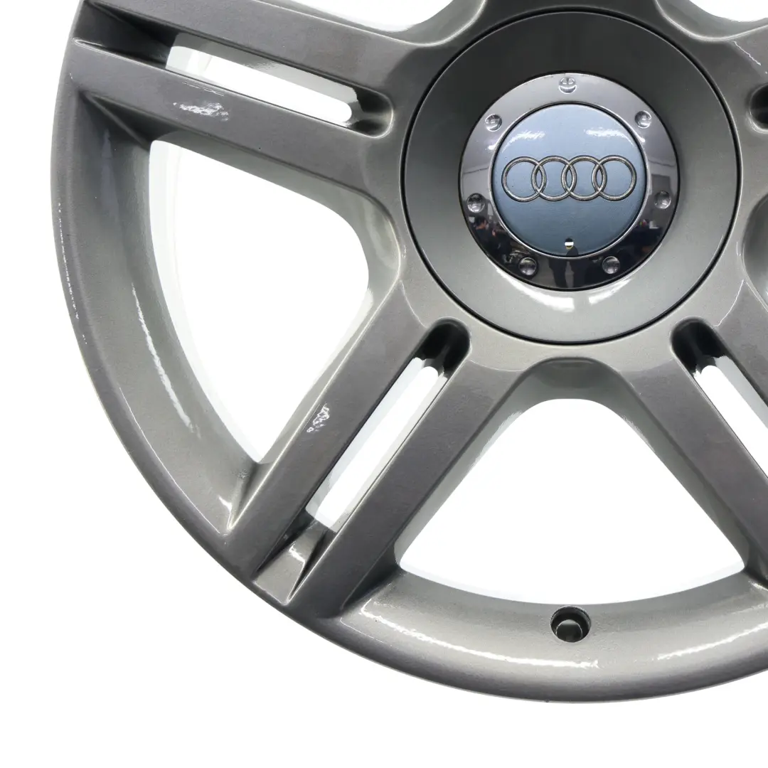 Rim Alloy Silver 17" ET:45 7,5J 5 Double Spoke to Audi A4 B7 Wheel with Part number 8E0601025AS Audi A4 B7 Wheel Rim Alloy Silver 17" ET:45 7,5J 5 Double Spoke - SKU 8E0601025AS-4 - Part number 8E0601025AS