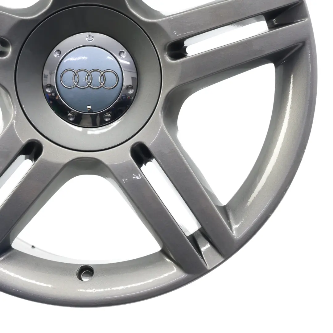 Audi A4 B7 Wheel Rim Alloy Silver 17" ET:45 7,5J 5 Double Spoke - SKU 8E0601025AS-4 - Part number 8E0601025AS