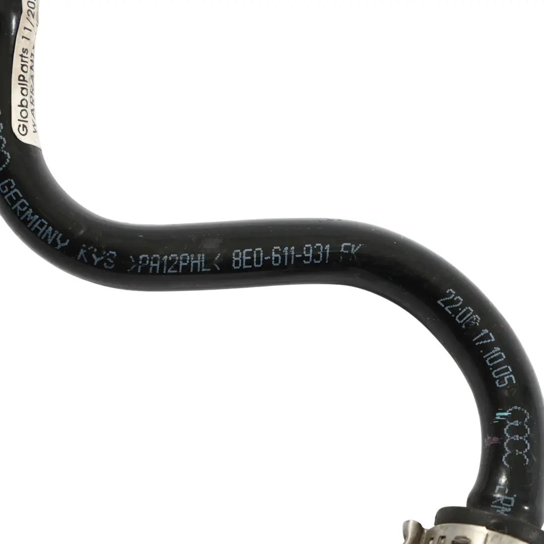 Audi A4 B7 Servo Freno Tubo De Vacío Manguera 8E0611931 - SKU 8E0611931FK - Número de pieza 8E0611931FK