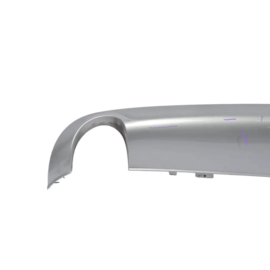 Bumper Diffuser S-Line Trim Cover Avus Silver - Y7J to Audi A4 B7 Rear with Part number 8E0807521H Audi A4 B7 Rear Bumper Diffuser S-Line Trim Cover Avus Silver - Y7J - SKU 8E0807521H-AVS - Part number 8E0807521H