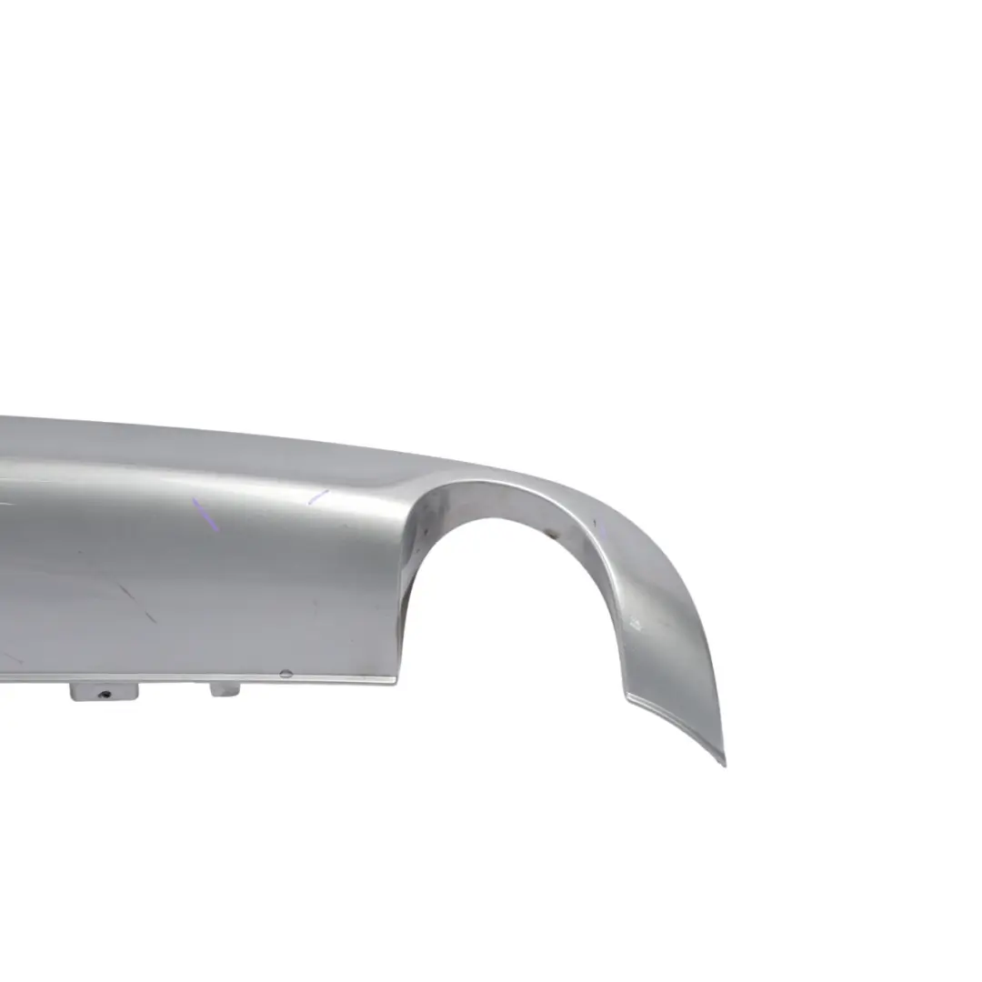 Bumper Diffuser S-Line Trim Cover Avus Silver - Y7J to Audi A4 B7 Rear with Part number 8E0807521H Audi A4 B7 Rear Bumper Diffuser S-Line Trim Cover Avus Silver - Y7J - SKU 8E0807521H-AVS - Part number 8E0807521H