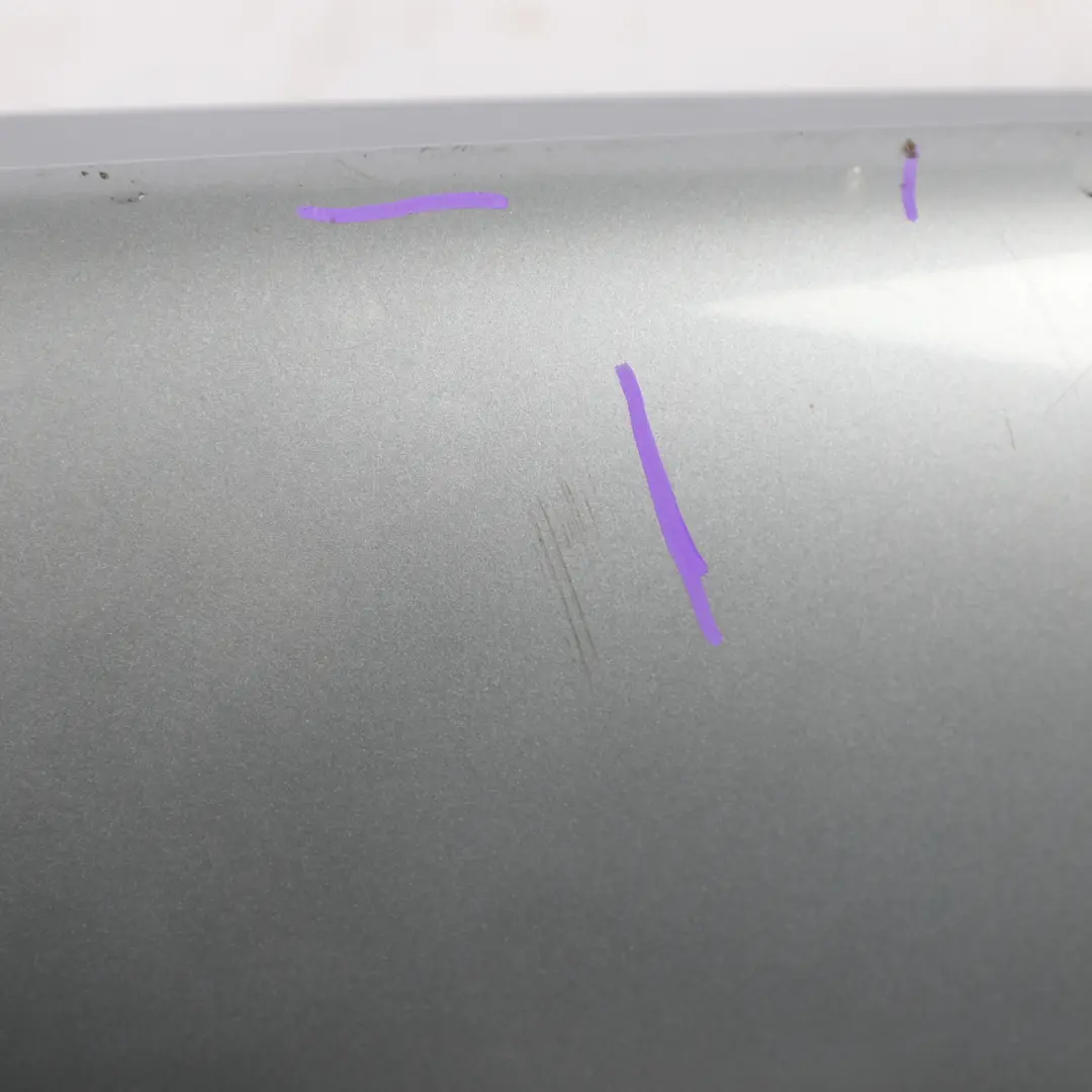 Bumper Diffuser S-Line Trim Cover Avus Silver - Y7J to Audi A4 B7 Rear with Part number 8E0807521H Audi A4 B7 Rear Bumper Diffuser S-Line Trim Cover Avus Silver - Y7J - SKU 8E0807521H-AVS - Part number 8E0807521H