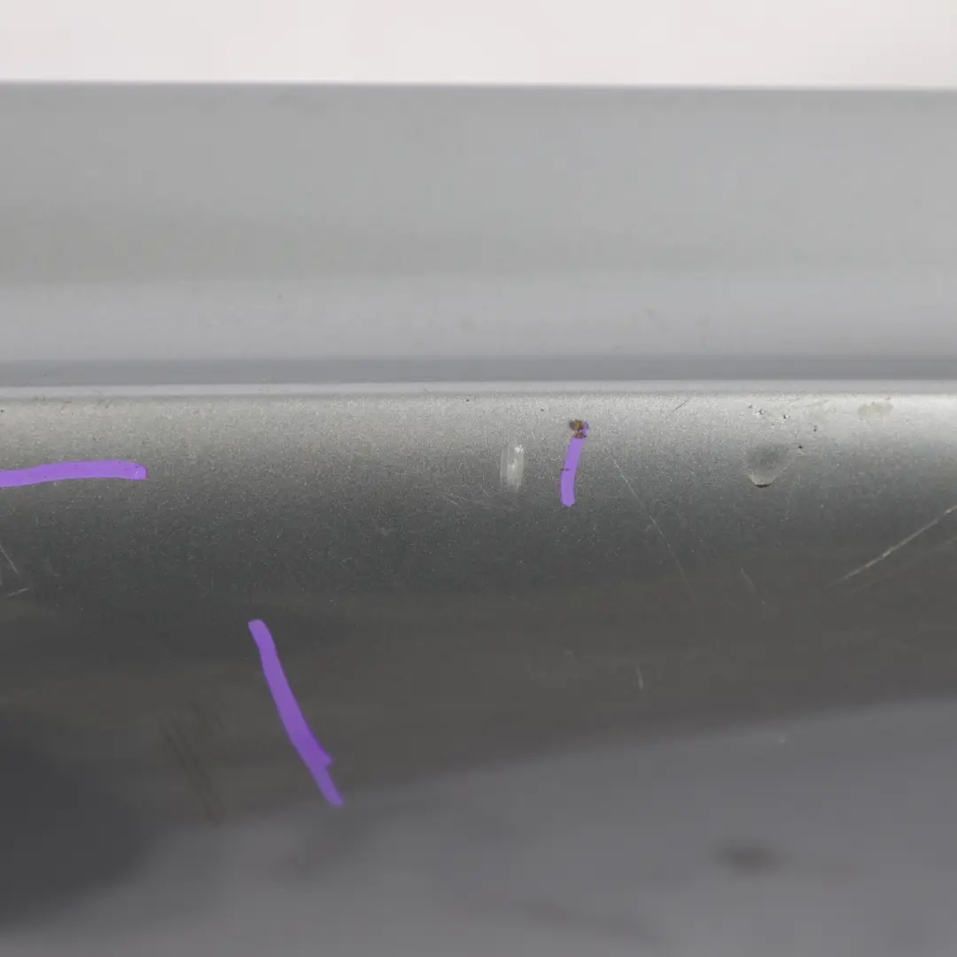 Audi A4 B7 Rear Bumper Diffuser S-Line Trim Cover Avus Silver - Y7J - SKU 8E0807521H-AVS - Part number 8E0807521H