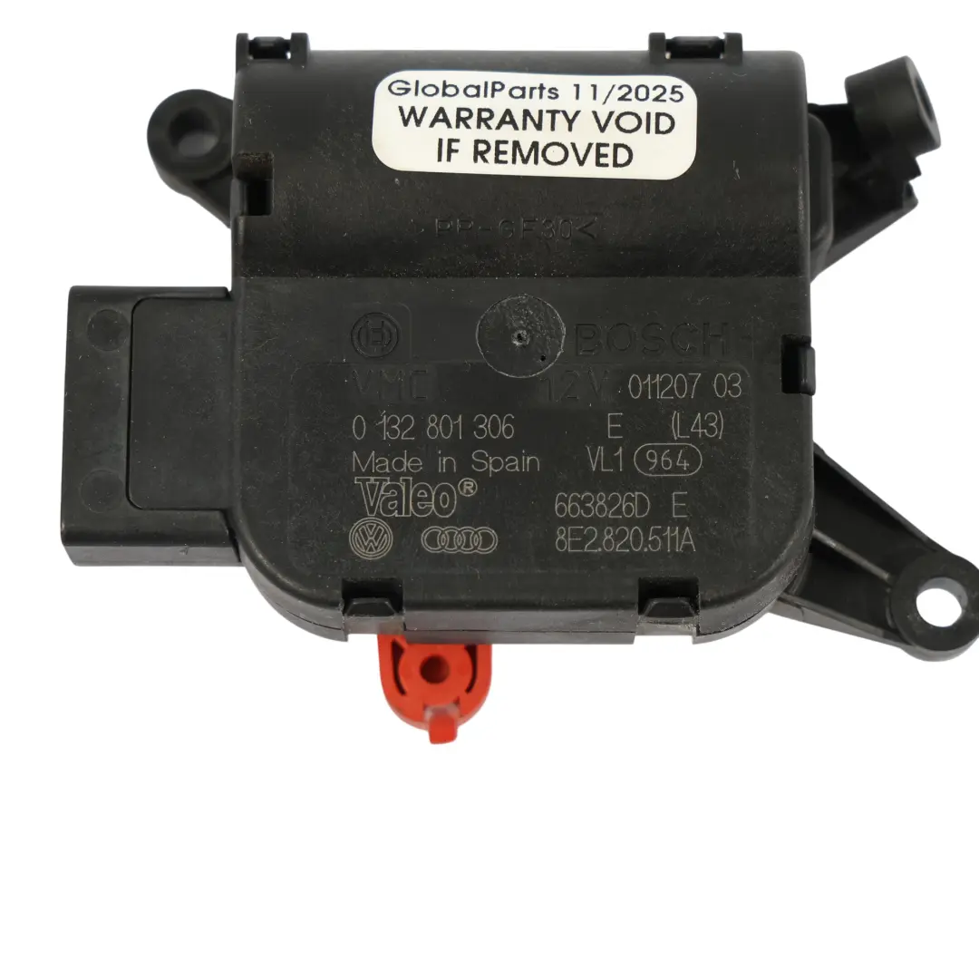 Audi A4 B7 Heater Flap Regulator Motor Actuator - SKU RHD-8E2820511A - Part number 8E0820511A