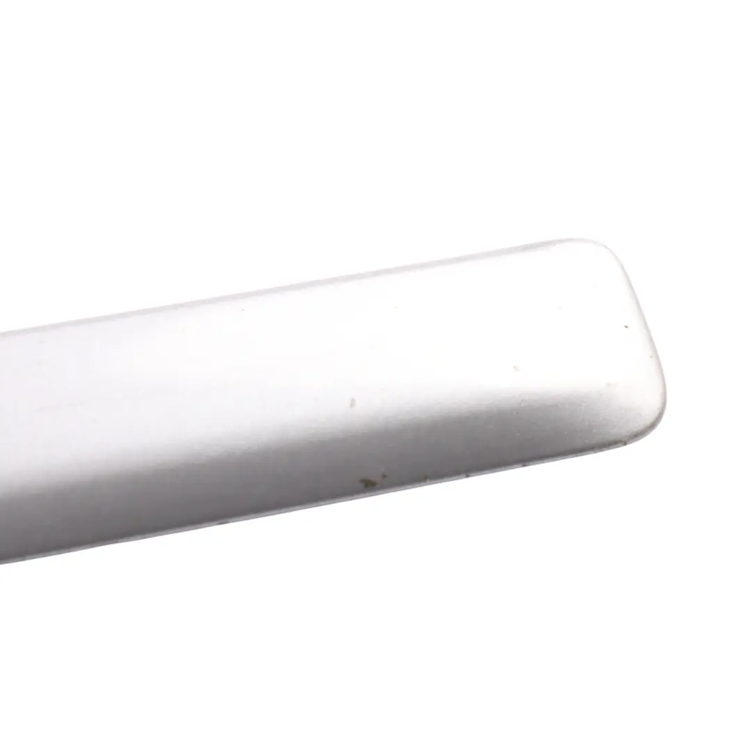 Front Left Door N/S Moulding Trim Strip Avus Silver - Y7J to Audi A4 B7 with Part number 8E0853953 Audi A4 B7 Front Left Door N/S Moulding Trim Strip Avus Silver - Y7J - SKU 8E0853953-AVS - Part number 8E0853953