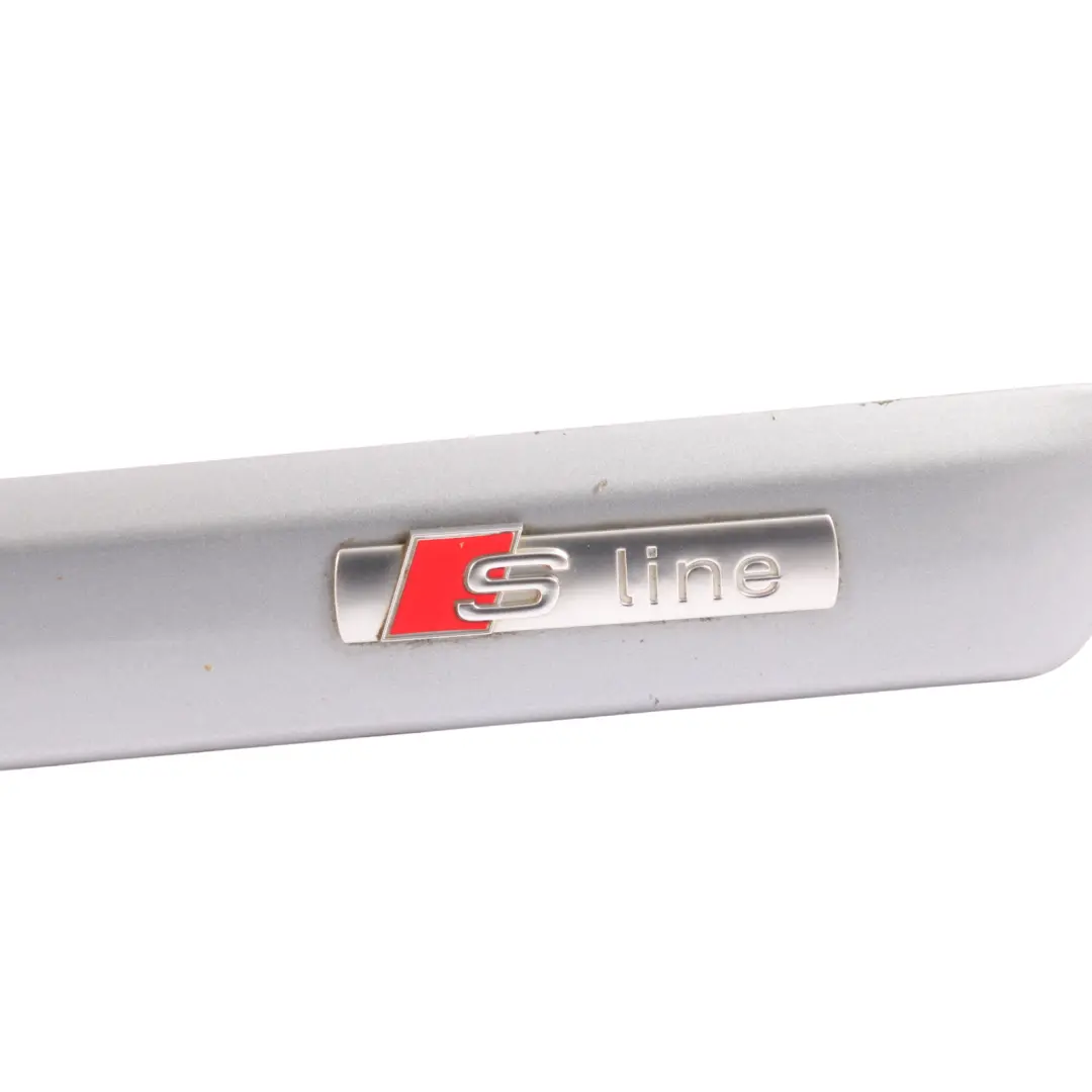 Audi A4 B7 Rear Door Strip S-Line Moulding Left N/S Avus Silver - Y7J - SKU 8E0853963-AVS - Part number 8E0853963