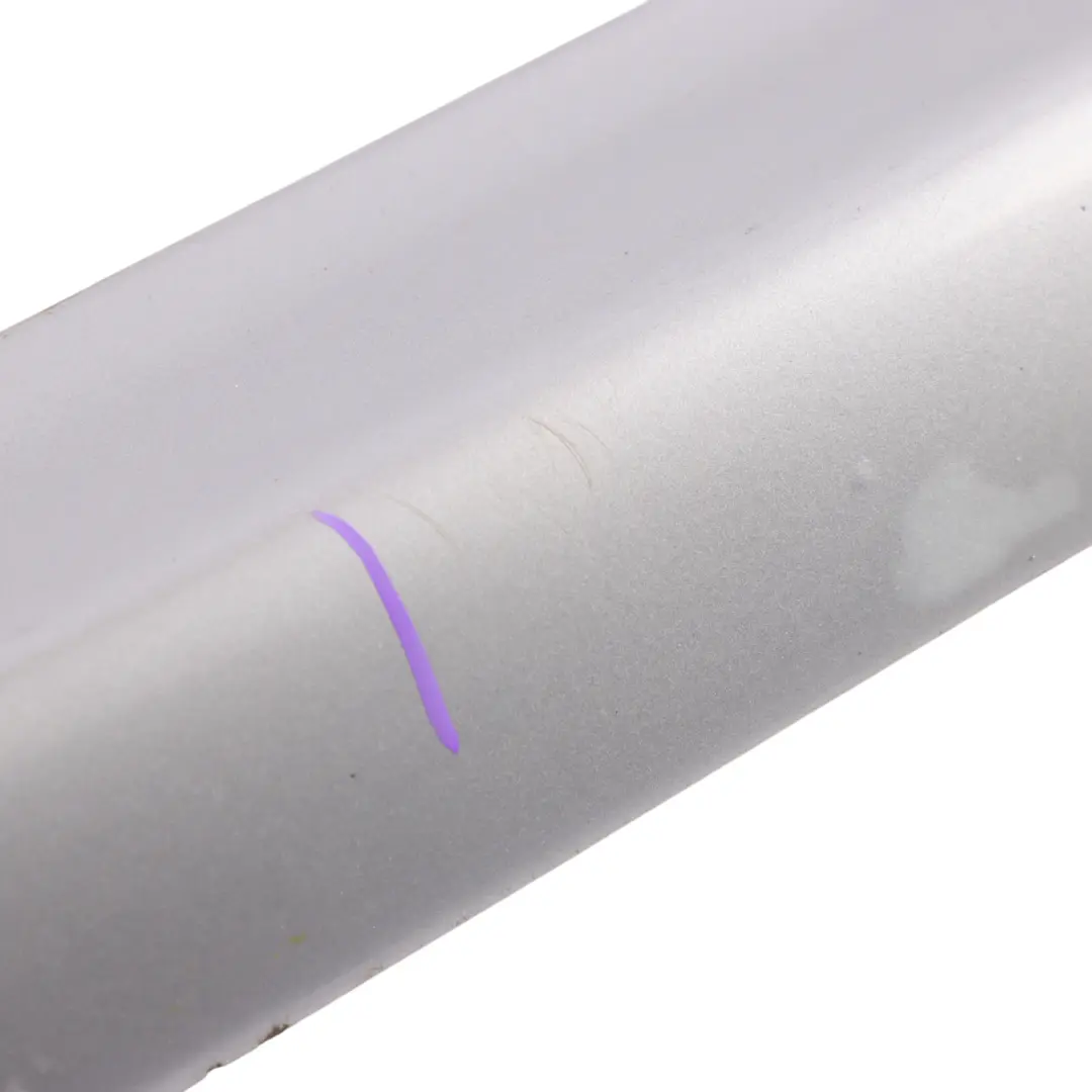 Door Lower Strip Moulding Right O/S Avus Silver-Y7J to Audi A4 B7 Rear with Part number 8E0853970D Audi A4 B7 Rear Door Lower Strip Moulding Right O/S Avus Silver-Y7J - SKU 8E0853970D-AVS - Part number 8E0853970D