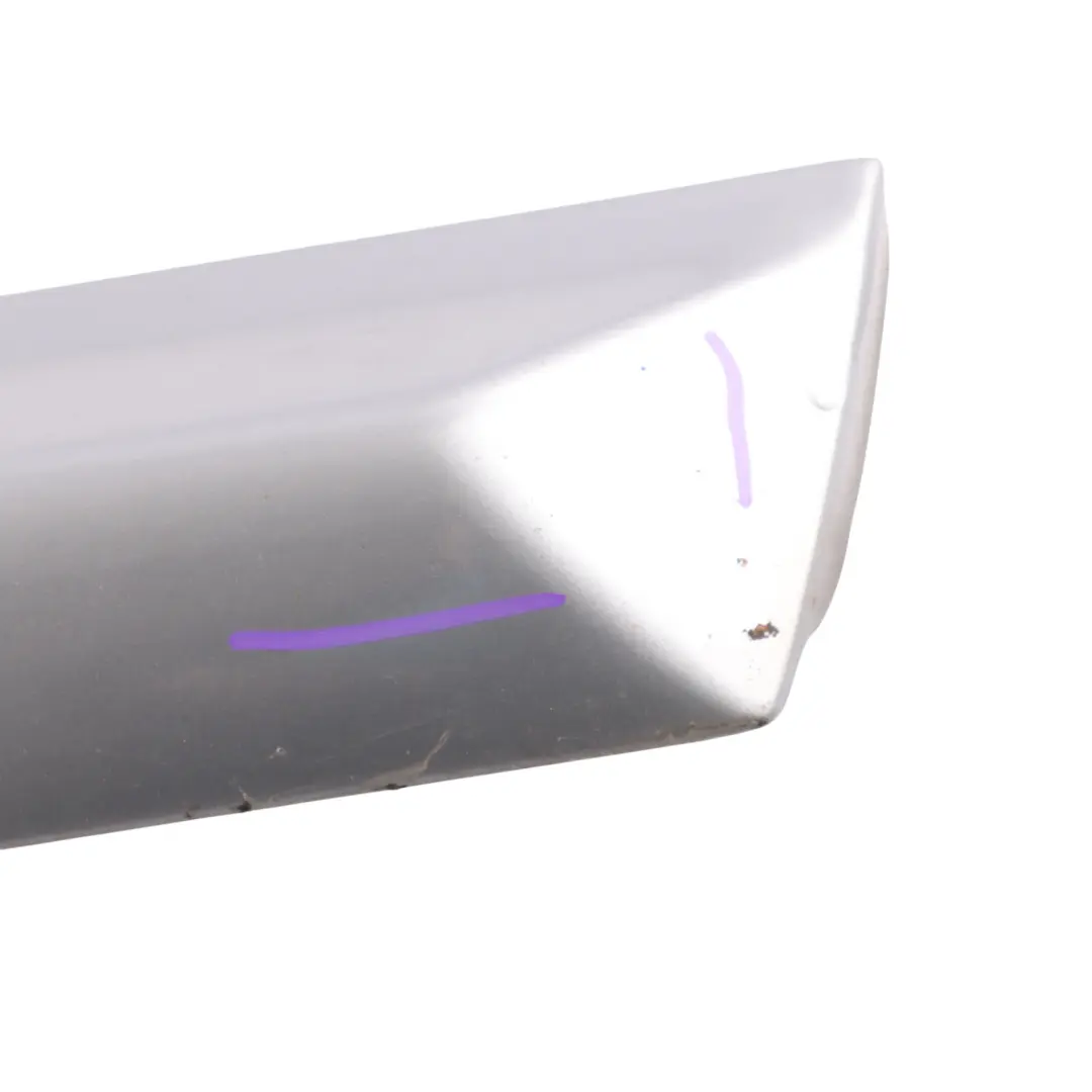 Audi A4 B7 Rear Door Lower Strip Moulding Right O/S Avus Silver-Y7J - SKU 8E0853970D-AVS - Part number 8E0853970D