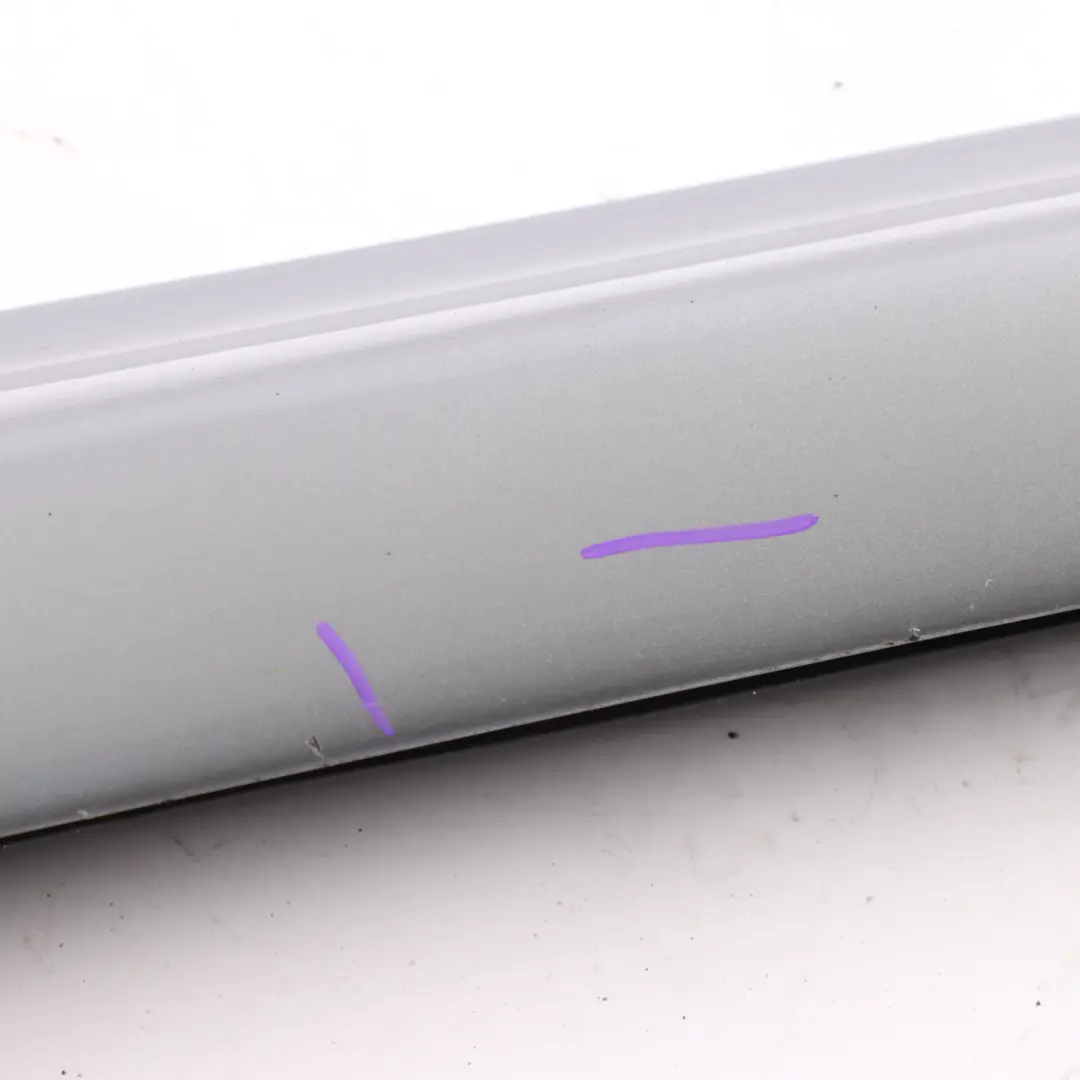 Audi A4 B7 Rear Door Lower Strip Moulding Right O/S Avus Silver-Y7J - SKU 8E0853970D-AVS - Part number 8E0853970D