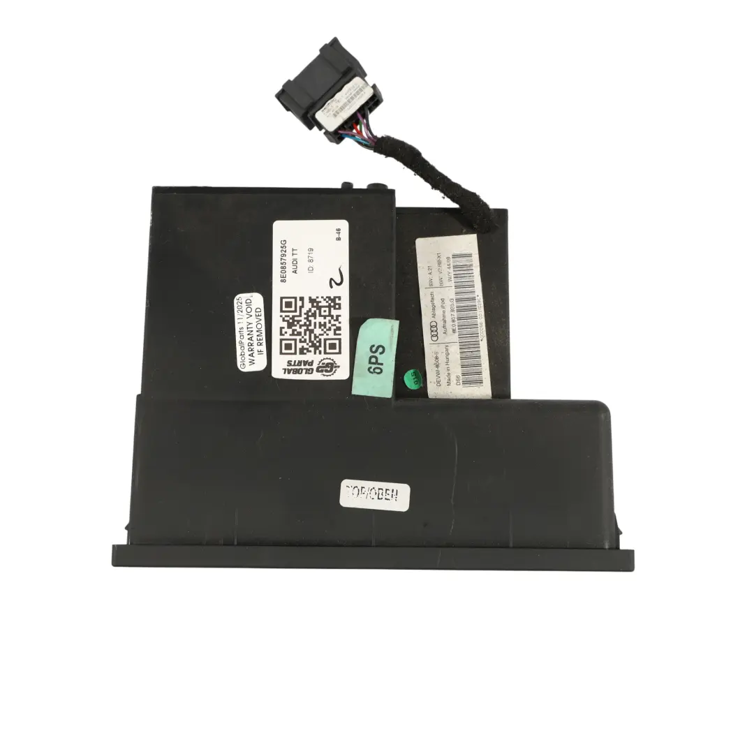 Audi A3 8P TT 8J A4 B7 Interfejs Multimedialny Ipod Schowek - SKU 8E0857925G - Numer Części 8E0857925G