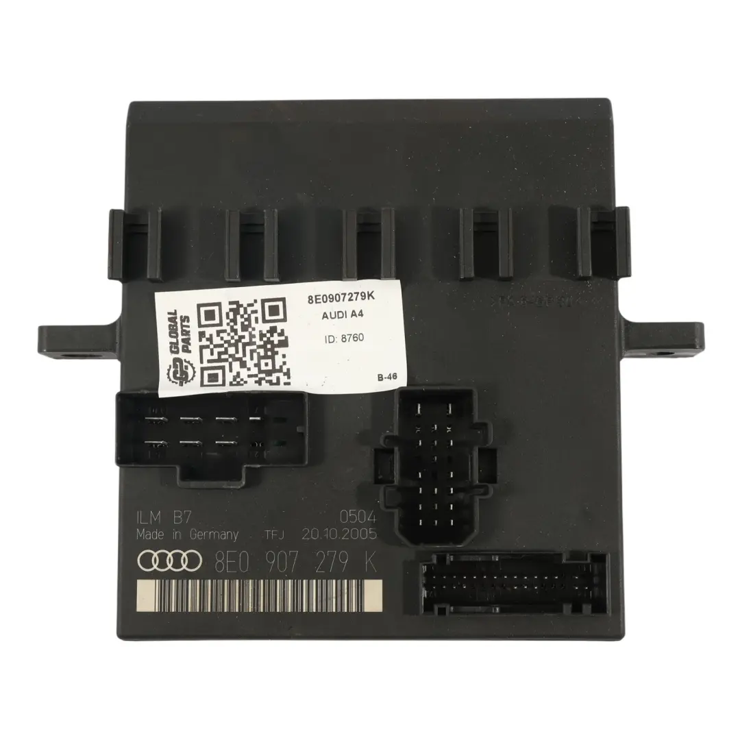 Karosserie Steuergerät BCM Stromversorgung für Audi A4 B7 mit Teilenummer 8E0907279K Audi A4 B7 Karosserie Steuergerät BCM Stromversorgung - SKU 8E0907279K - Teilenummer 8E0907279K