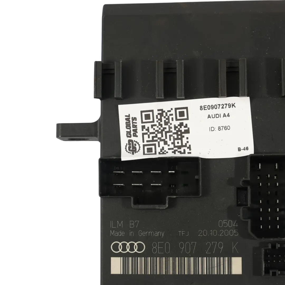 Moduł Sterownik Komfortu do Audi A4 B7 o numerze 8E0907279K Audi A4 B7 Moduł Sterownik Komfortu - SKU 8E0907279K - Numer Części 8E0907279K