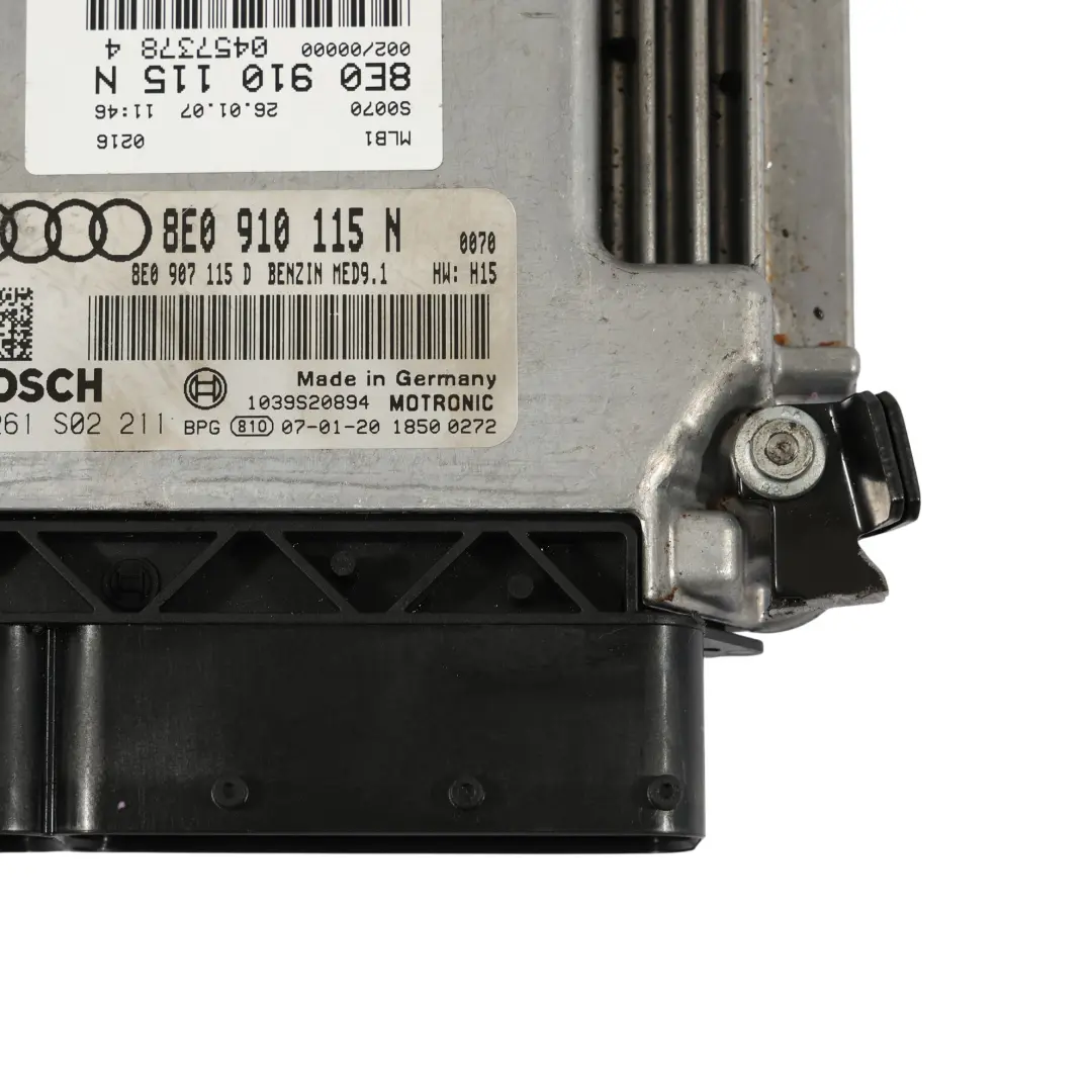Audi A4 B7 2.0 TFSI BUL Quattro 220HP Komputer Silnika 8E0910115H Manual - SKU 8E0910115N - Numer Części 8E0910115N