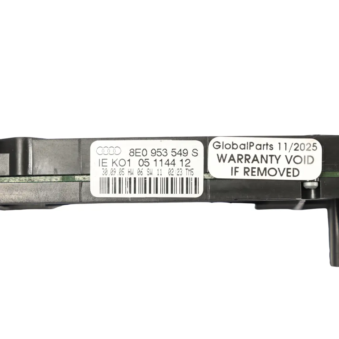 Audi A4 B7 Lenksäulen Kombischalter Modul Schnittstelle - SKU 8E0953549S - Teilenummer 8E0953549S
