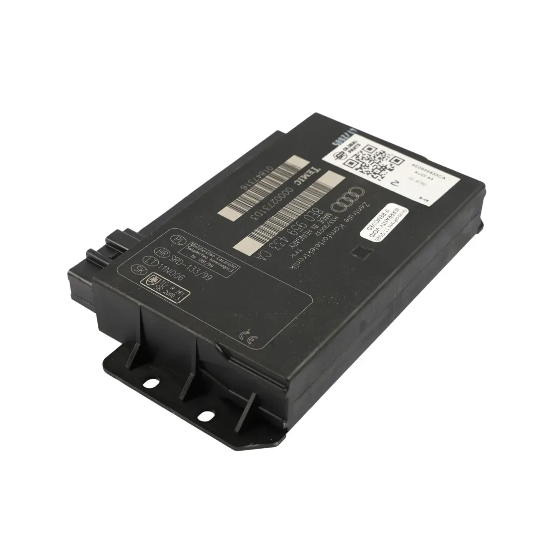 Audi A4 B7 Módulo Alimentación BCM Control Confort Carrocería - SKU 8E0959433CA - Número de pieza 8E0959433CA