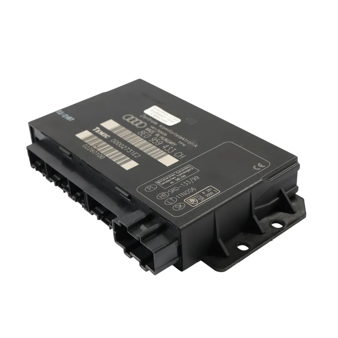 Convience Module Control Unit to Audi A4 B7 Comfort with Part number 8E0959433CH Audi A4 B7 Comfort Convience Module Control Unit - SKU 8E0959433CH - Part number 8E0959433CH