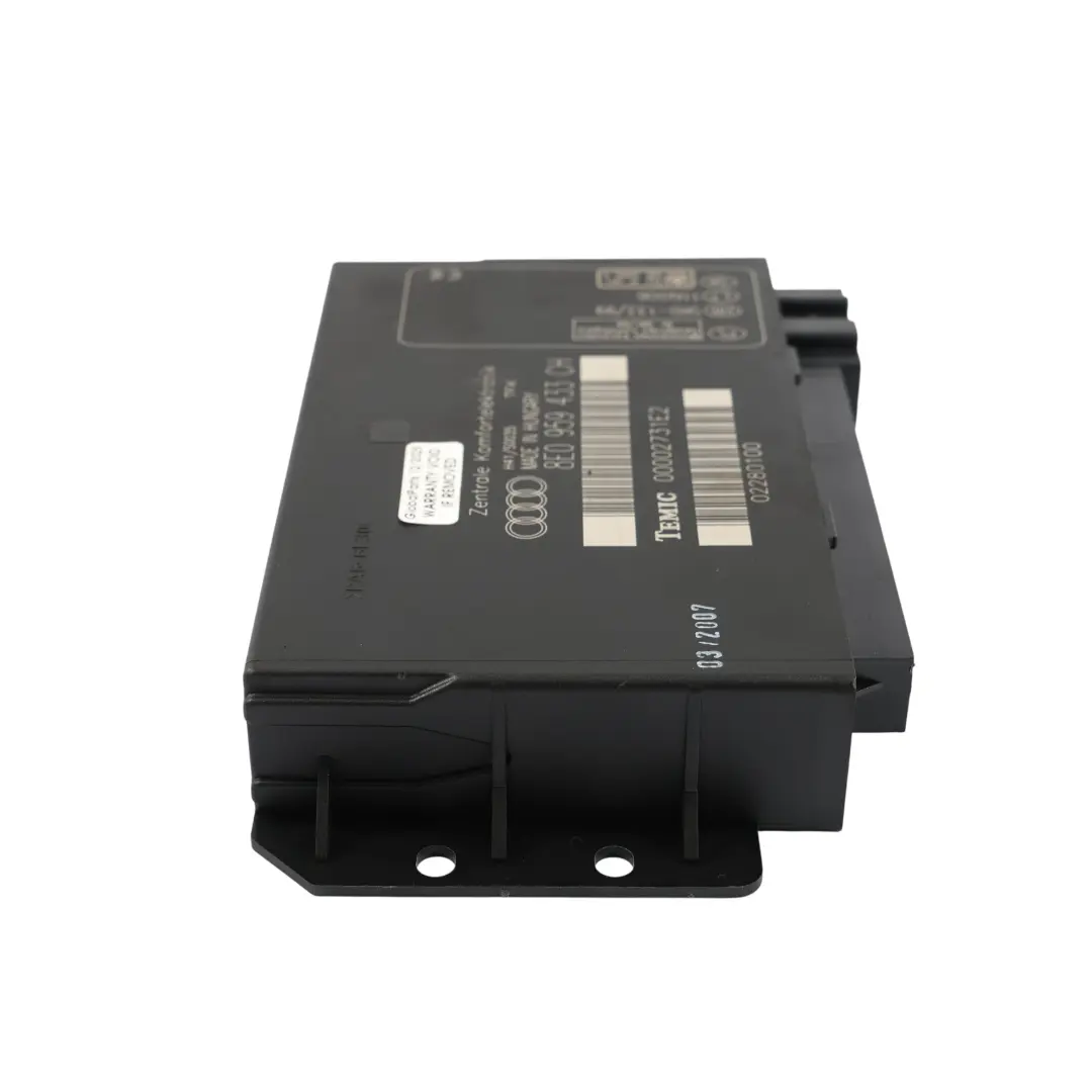 Module De Confort Unité De Commande pour Audi A4 B7 à propos du numéro de pièce 8E0959433CH Audi A4 B7 Module De Confort Unité De Commande - SKU 8E0959433CH - Numéro de pièce 8E0959433CH