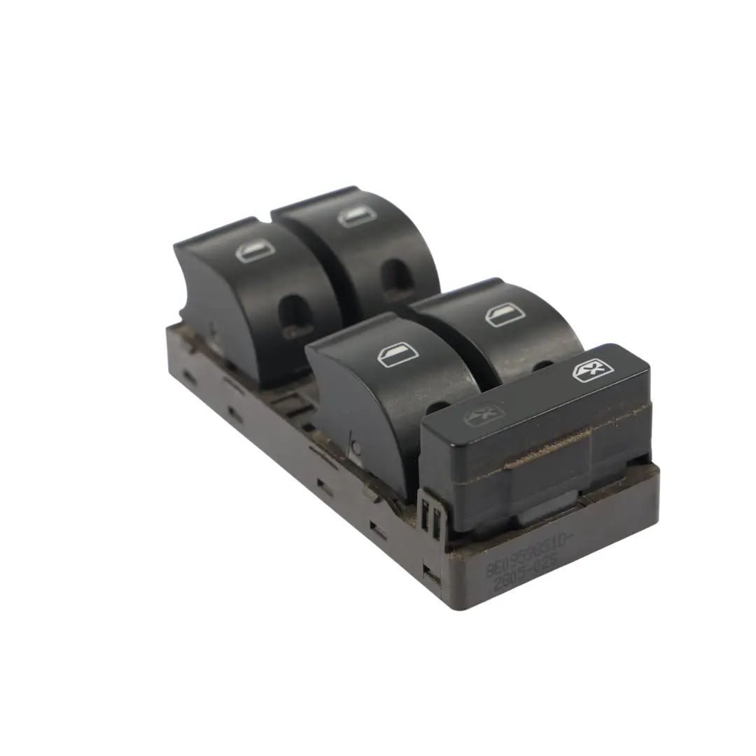 Audi A4 B7 Interruttore Elettrico Alzacristalli Pannello Di Controllo Lato Guida - SKU 8E0959851D - Numero di parte 8E0959851D
