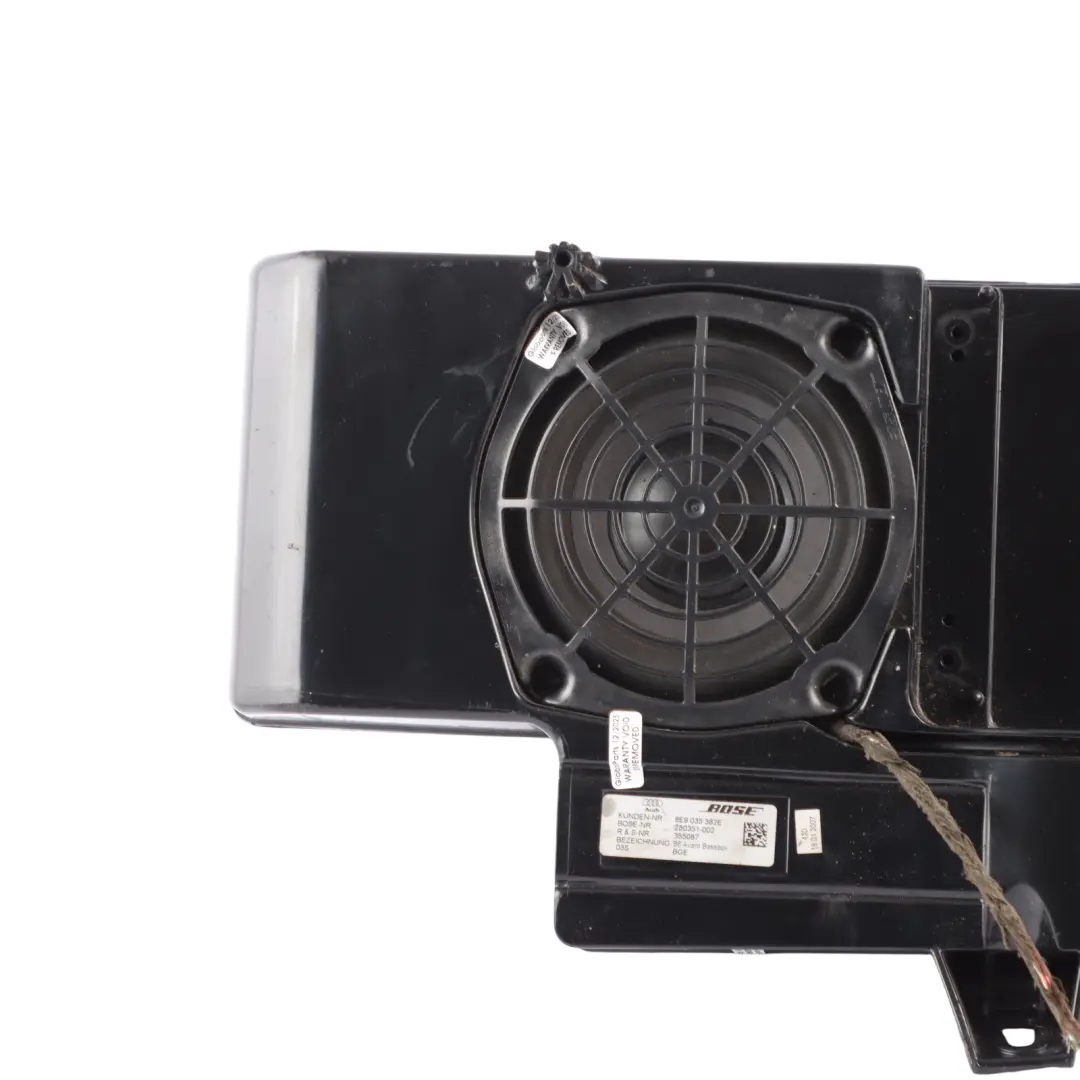 Loudspeaker Amplifier Subwoofer Bass Unit BOSE Rear to Audi A4 B7 with Part number 8E9035382E Audi A4 B7 Loudspeaker Amplifier Subwoofer Bass Unit BOSE Rear - SKU 8E9035382E-1 - Part number 8E9035382E