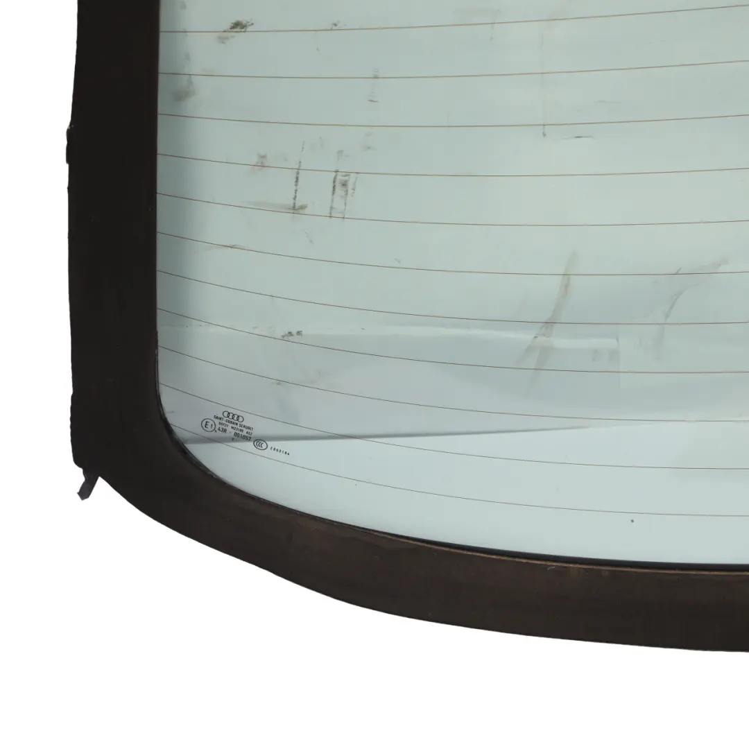 Audi A5 8F Cabrio Rear Window Folding Top Roof Glass Glazing AS2 - SKU 8F0871035A-1 - Part number 8F0871035A