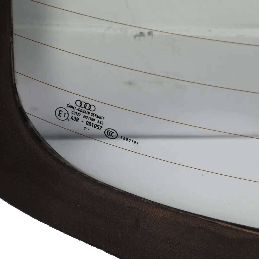Audi A5 8F Cabrio Rear Window Folding Top Roof Glass Glazing AS2 - SKU 8F0871035A-1 - Part number 8F0871035A
