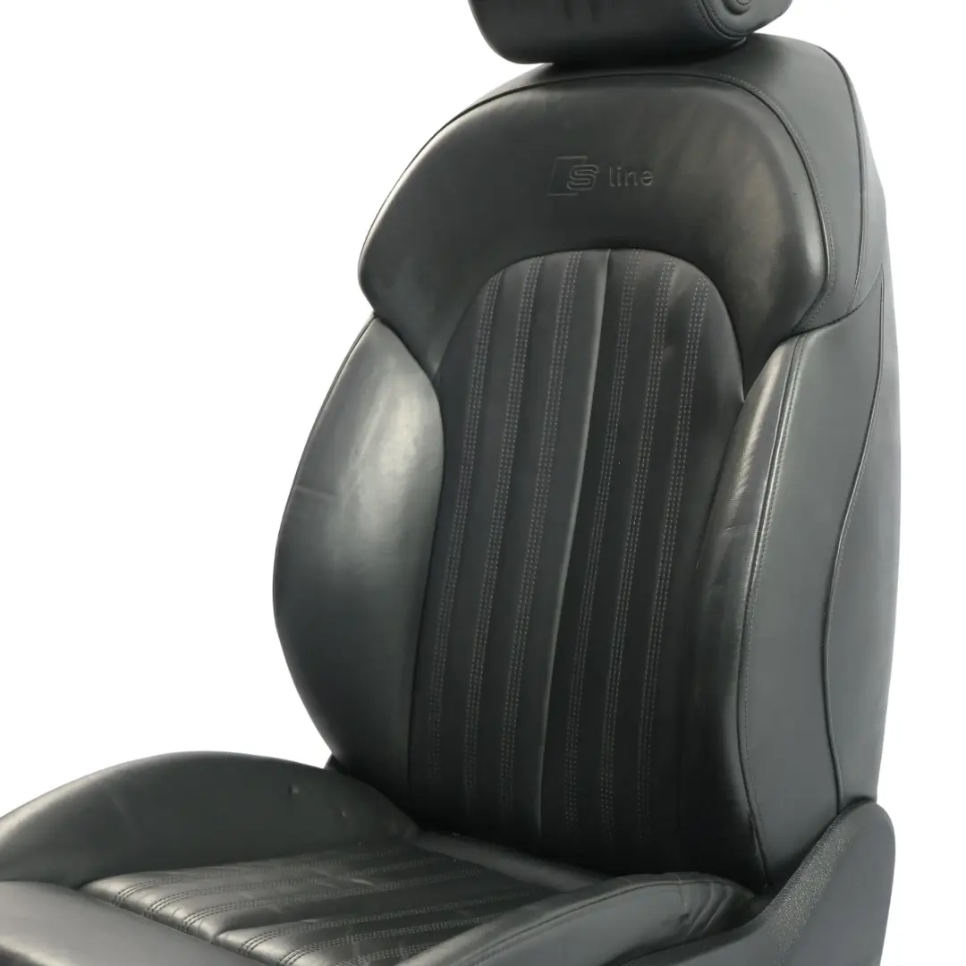 Siège Sport Avant Gauche Intérieur S-Line Cuir Chauffant Noir Soul pour Audi A7 4G à propos du numéro de pièce 4G0881805BD Audi A7 4G Siège Sport Avant Gauche Intérieur S-Line Cuir Chauffant Noir Soul - SKU 4G0881805BD-4 - Numéro de pièce 4G0881805BD