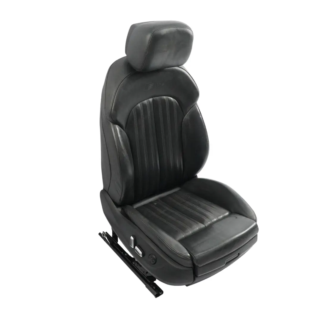 Audi A7 4G Asiento Deportivo Delantero Derecho S-Line Calefaccionado Cuero Negro - SKU 4G0881806BD-5 - Número de pieza 4G0881806BD