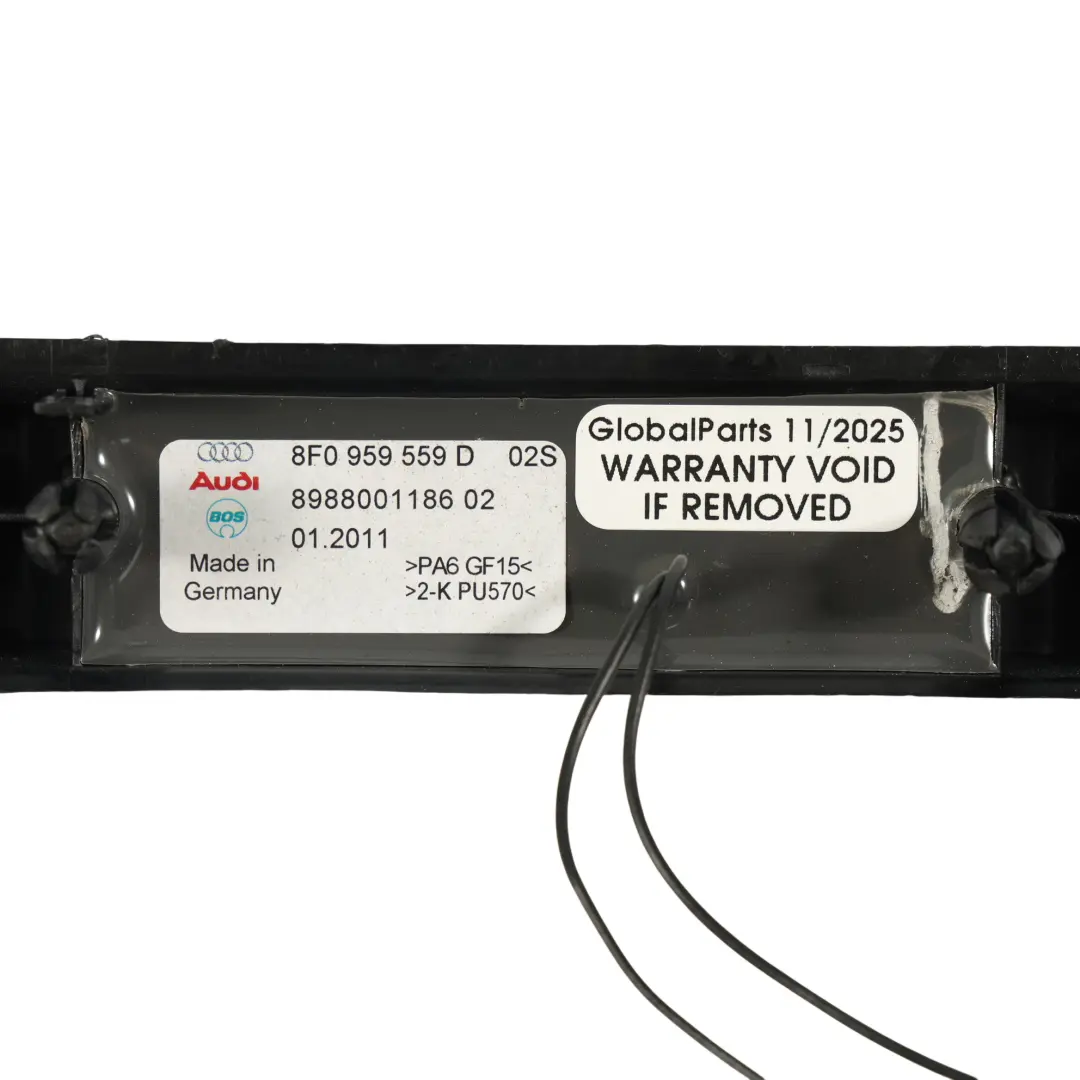 Audi A5 8F Cabrio Faltdach Sensor Steuergerät Links - SKU 8F0959559D - Teilenummer 8F0959559D