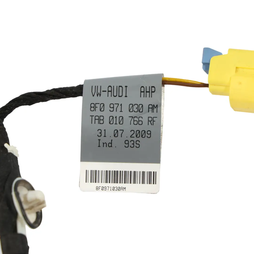 Audi A5 8T Faisceau De Câblage Électrique Porte Avant Côté Passager - SKU 8F0971030AM - Numéro de pièce 8F0971030AM