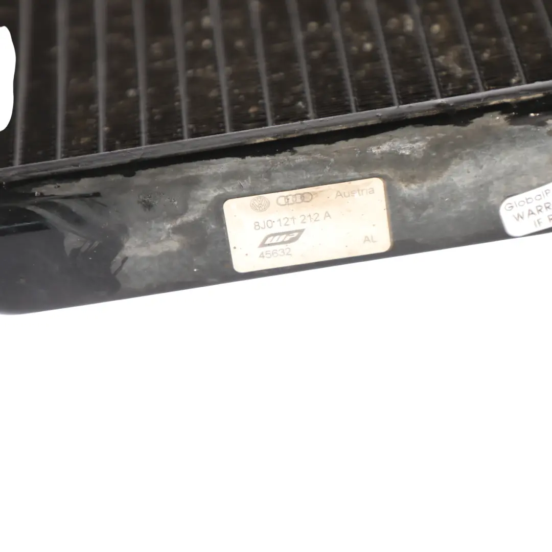 Auxilliary Water Coolant Radiator to Audi RS3 8P TT RS 8J 2.5 TFSI with Part number 8J0121212A Audi RS3 8P TT RS 8J 2.5 TFSI Auxilliary Water Coolant Radiator - SKU 8J0121212A - Part number 8J0121212A