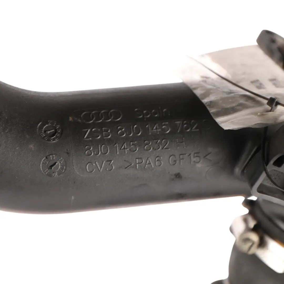 Audi RS3 8P TT RS 8J 2.5 TFSI Intercooler Turbo Pressure Pipe Hose - SKU 8J0145832H - Part number 8J0145832H