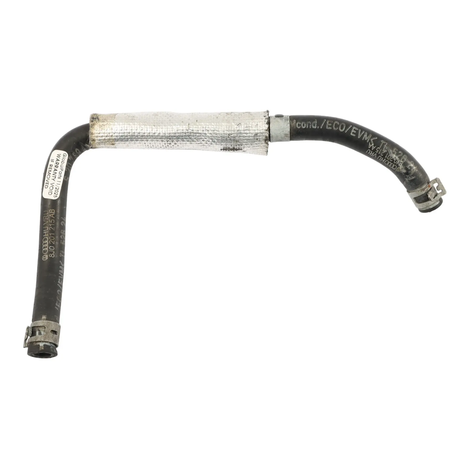 Audi TT TTS 8J Fuel Feed Pipe Line Hose Petrol Engine 8J0201215AB