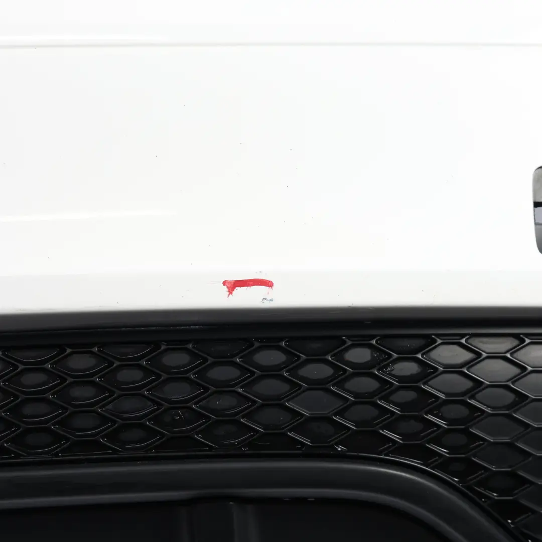 Bumper Trim Panel Covering Ibis White - Y9C to Audi TT 8J RS Rear with Part number 8J0807303F Audi TT 8J RS Rear Bumper Trim Panel Covering Ibis White - Y9C - SKU 8J0807303F-IWH - Part number 8J0807303F