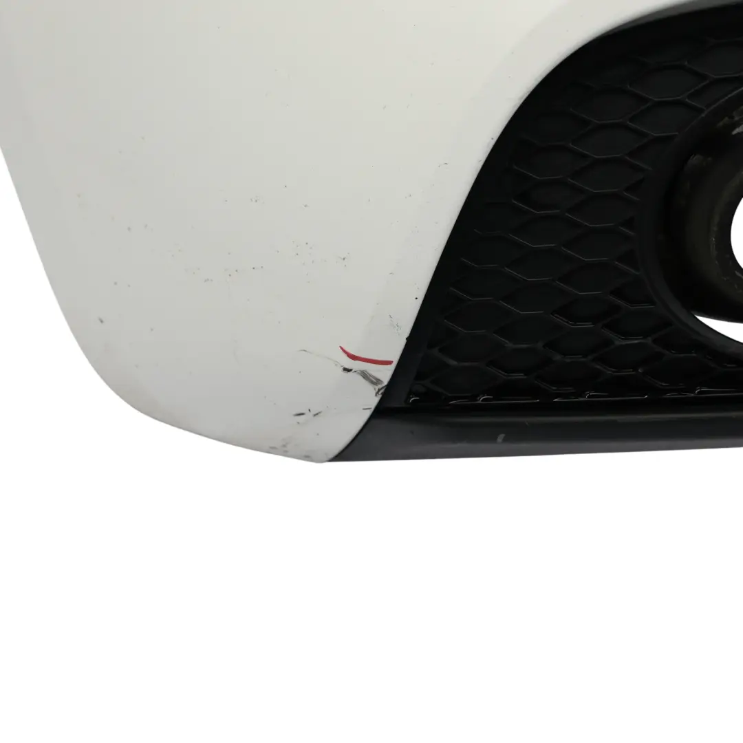 Audi TT 8J RS Rear Bumper Trim Panel Covering Ibis White - Y9C - SKU 8J0807303F-IWH - Part number 8J0807303F