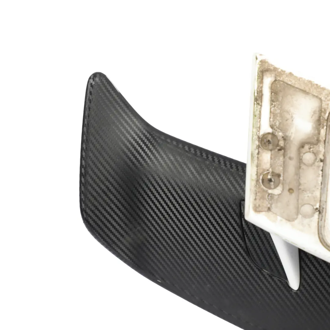 Audi TT 8J Rear Spoiler Electric Active Spoiler Flap Ibis White - Y9C Carbon Top - SKU 8J0827939A - Part number 8J0827939A